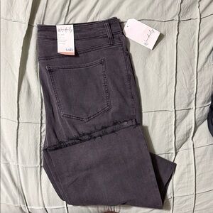 Wonderly Dark Gray Flare Jeans
